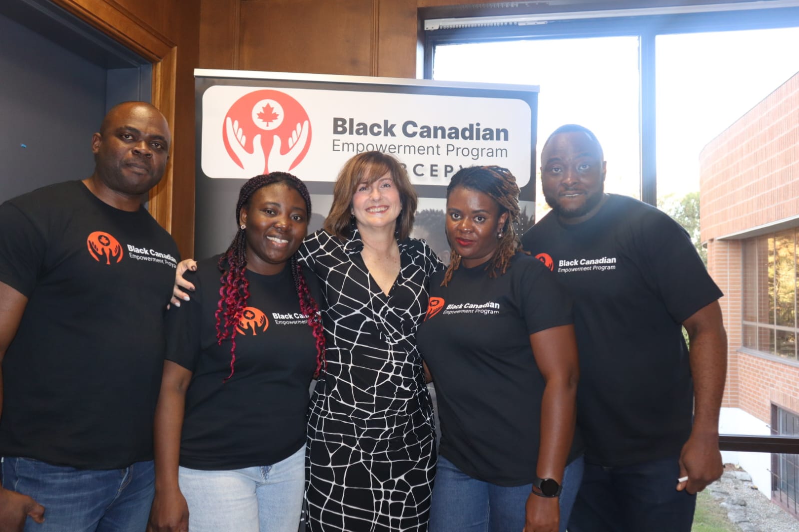 Monlar Lisa,staff sergeant of South West Ontario Detention Centre(One of our key partners)with Black-CEP team .